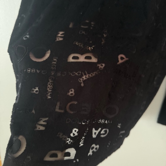 Dolce & Gabbana Tops - Dolce & Gabbana Luxury Streetwear Black Patterned Long Sleeved Tee